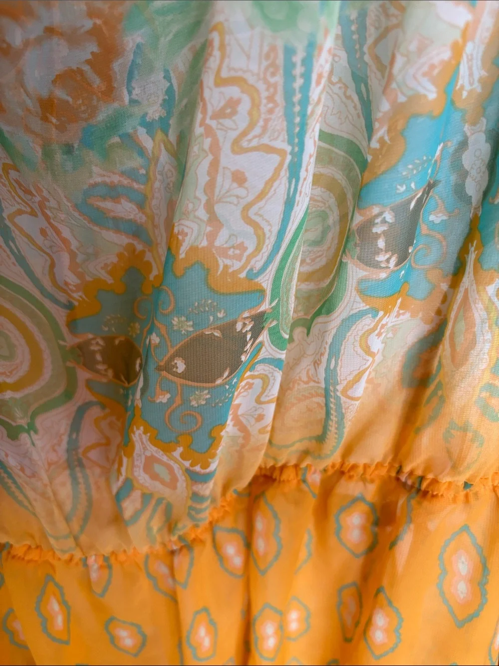 Free People Sheer Floral Tunic